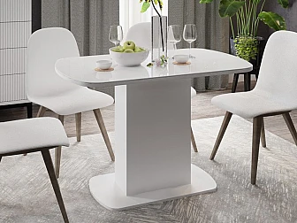 Стол Соренто Белый глянец - фото