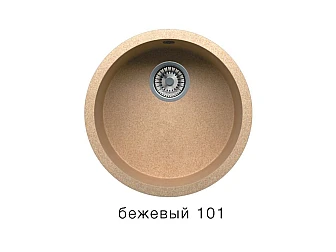 Кухонная мойка Tolero R-104 Бежевый 101 - фото