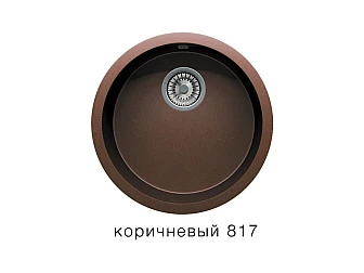 Кухонная мойка Tolero R-104 Коричневый 817 - фото