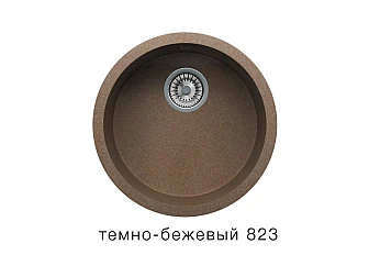 Кухонная мойка Tolero R-104 Темно-бежевый 823 - фото