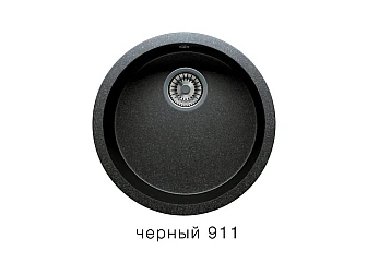 Кухонная мойка Tolero R-104 Черный 911 - фото