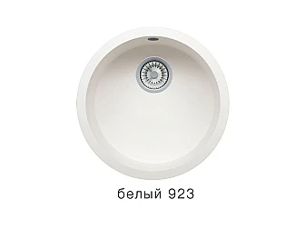 Кухонная мойка Tolero R-104 Белый 923 - фото