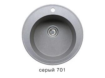 Кухонная мойка Tolero R-108 Серый 701 - фото
