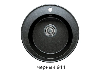 Кухонная мойка Tolero R-108 Черный 911 - фото