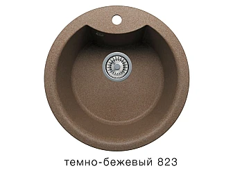Кухонная мойка Tolero R-108E Темно-бежевый 823 - фото