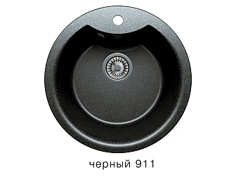 Кухонная мойка Tolero R-108E Черный 911 - фото