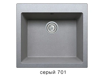 Кухонная мойка Tolero R-111 Серый 701 - фото