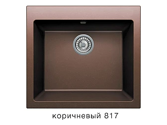 Кухонная мойка Tolero R-111 Коричневый 817 - фото