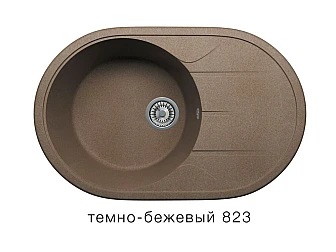 Кухонная мойка Tolero R-116 Темно-бежевый 823 - фото