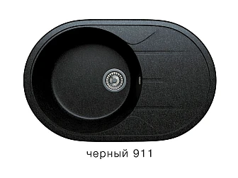 Кухонная мойка Tolero R-116 Черный 911 - фото
