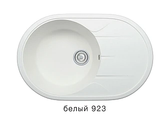 Кухонная мойка Tolero R-116 Белый 923 - фото
