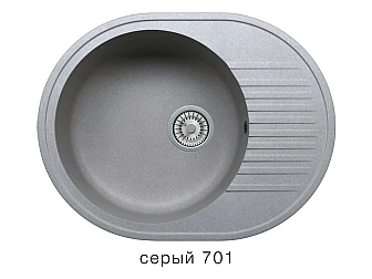 Кухонная мойка Tolero R-122 Серый 701 - фото