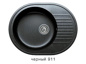Кухонная мойка Tolero R-122 Черный 911 - фото