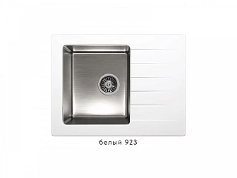 Кухонная мойка Tolero twist TTS-660 Белый 923 - фото