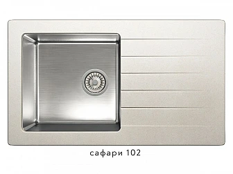 Кухонная мойка Tolero twist TTS-860 Сафари 102 - фото