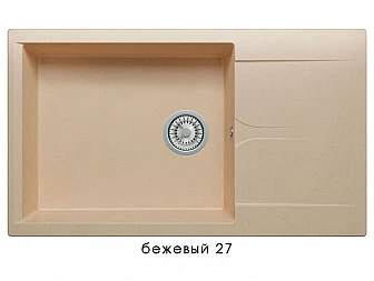 Мойка Polygran Gals-862 Бежевый 27 - фото