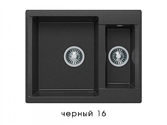 Мойка Polygran Brig-620 Черный 16 - фото