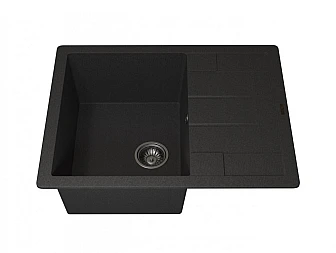 Кухонная мойка Uperwood Quartz UPD-03-04 черная матовая - фото