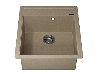 Кухонная мойка Uperwood Quartz UPD-07-02 бежевая матовая - фото