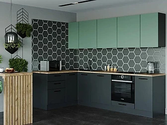 Кухня Изумруд 2600х1600 - фото