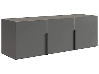 Антресоль двухдверная L1200 Баско графит - фото