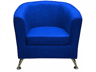 Кресло Бо тканевое Blue - фото