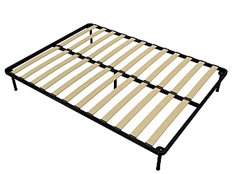 Ортопедическое основание двуспальное с широкими ламелями 120*200 см - фото