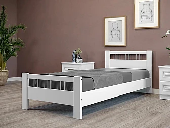 Кровать Вероника-3 900 Белый античный - фото