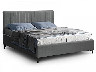 Кровать Фрейм 1800 Страйп высокие ножки вивальди 34 - фото