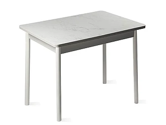 Стол Орион.4 900 пластик мрамор белый - комплект ног №3.1 - фото