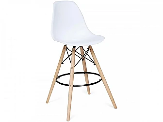 Стул барный Cindy Bar Chair mod. 80 белый - фото