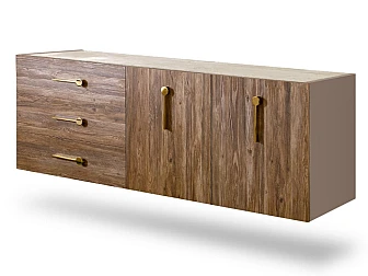Комод для гостиной 1.6 Bogemia Fly Wood БМКМ-4(Fly)(Wo) - фото