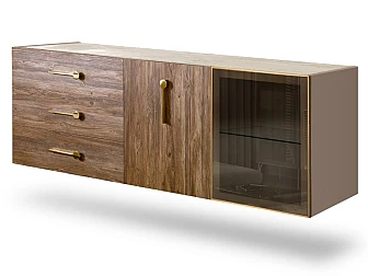 Комод для гостиной 1.6 Bogemia Fly Wood БМКМ-4[5][10](Fly) (Wo) - фото
