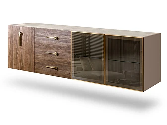 Комод для гостиной 2.1 Bogemia Fly Wood БМКМ-5[5][10](Fly) (Wo) - фото