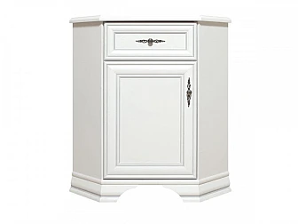 Тумба S320-KOMN1D1S/L левая Кентаки Белый - фото