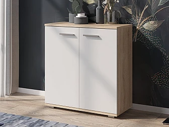 Комод КД-1 FUN Дуб Сонома/Белый - фото