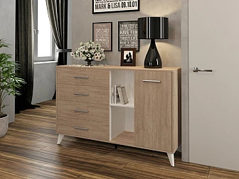 Комод-Тумба Svetlana Дуб Сонома - фото