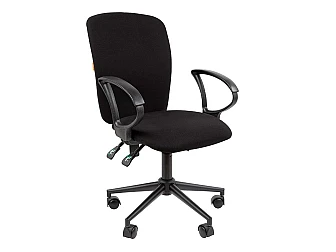 Офисное кресло Chairman 9801 Россия ткань T08 черный Black - фото