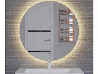Зеркало Uperwood Modul круглое теплая подсветка 80х80 см - фото