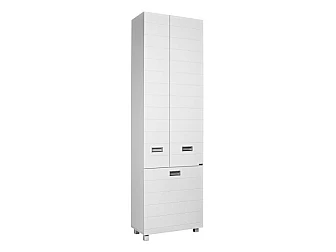Пенал напольный Cube Куб 60 без ящика с корзиной для белья - фото
