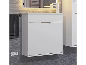 Тумба с раковиной Uperwood Modul матовая белая 60 см - фото