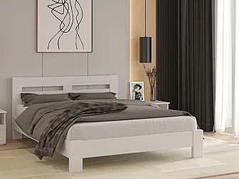 Кровать Тора 1600 Белый античный - фото