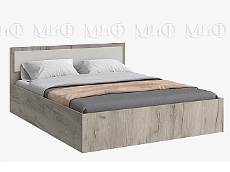 Кровать с подъемным механизмом 1400 Фиеста NEW Кашемир, Крафт серый - фото