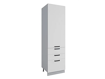 Пенал-колонна 60x240 см с 3 ящиками для кухни Умбра МДФ - фото