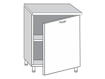 Напольный шкаф 60x85 см для кухни Ребекка Stefany Стандарт МДФ - фото