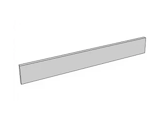 Кухонный цоколь для кухни Монс белый - фото