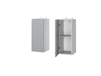 Верхний шкаф 30x72 см с 1 дверью для кухни Монс графит - фото