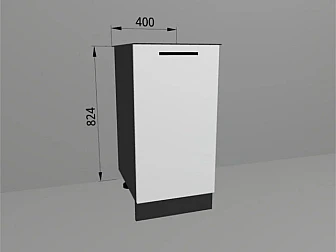 Напольный шкаф 40x82,4 см для кухни Капри верх МДФ - фото