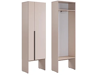 Шкаф двухдверный L600 Баско кашемир - фото