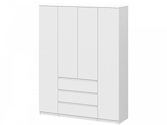 Шкаф четырехстворчатый Денвер Серия 2 Белый - фото